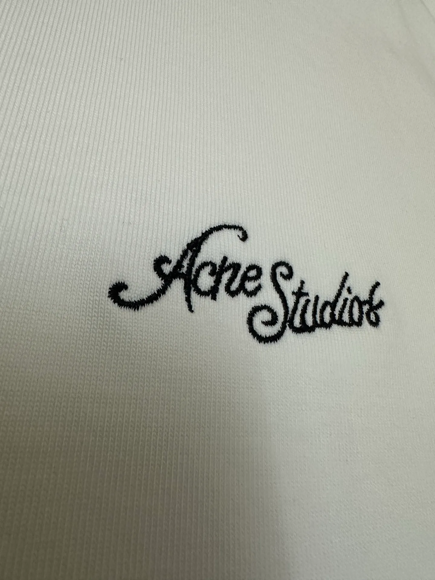 ￼ 140- New Arrival g T Acne studios 26ss logo T : 2*2 g Color Change Same Style Color: Black White Pink Size: XS S M L XL